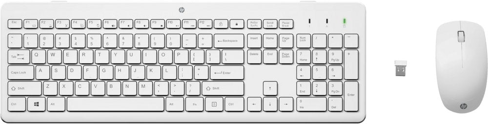 HP 230 Wit | Draadloze Muis en Toetsenbordcombo | QWERTY - Matmuis - Matmuis